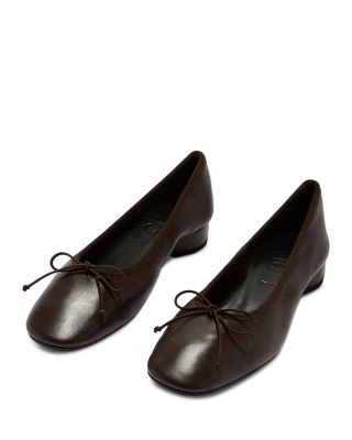Women's Onda Leather Bow Flats