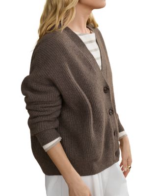 Cropped Cashmere Cocoon Cardigan