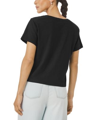Louisa V Neck Short Sleeve Tee