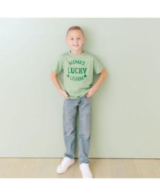 Boys' Mama's Lucky Charm St. Patrick's Day Short Sleeve T-Shirt - Little Kid, Big Kid