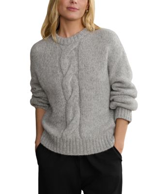 Jenni Kayne Tove Crewneck Sweater In Gray