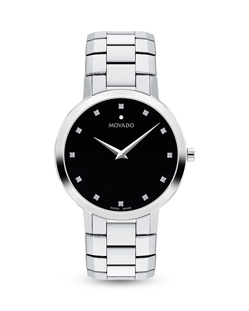 Movado Faceto Watch, 39mm