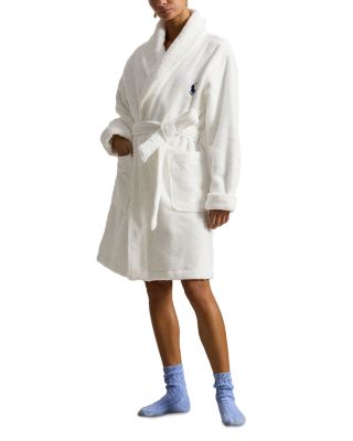 Back Polo Bear Wrap Robe