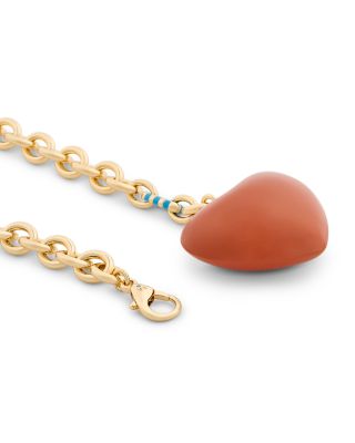 Puffy Heart Necklace, 33"