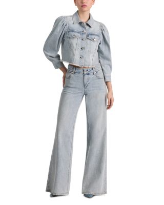 Lana Puff Sleeve Denim Jacket