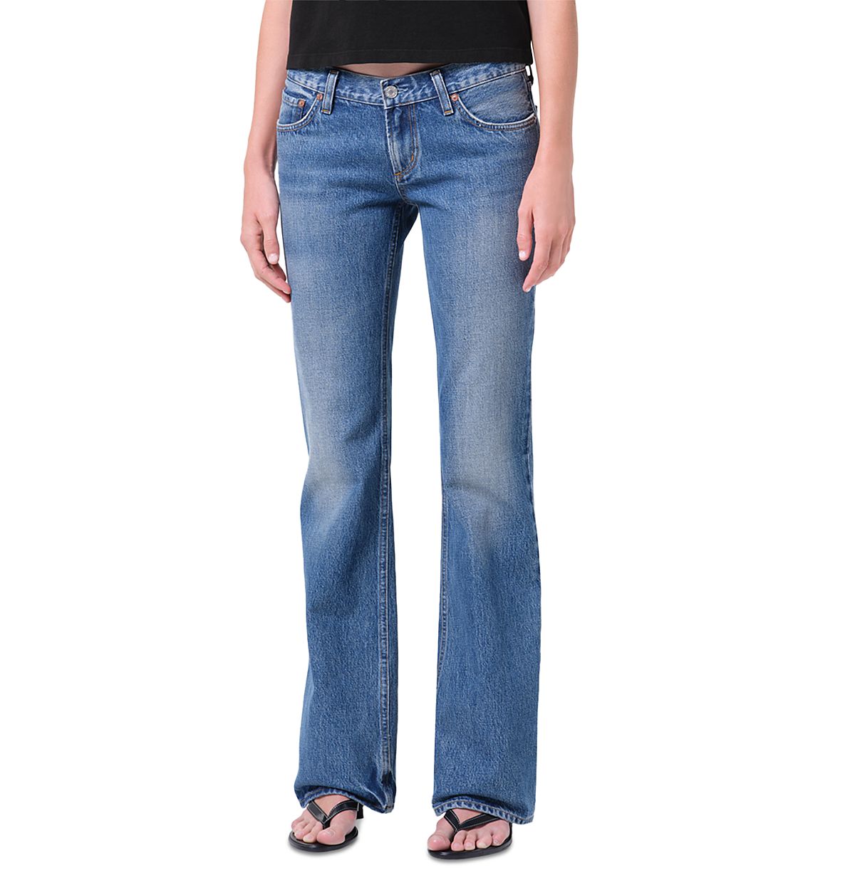 Agolde Low Rise Boot Jeans