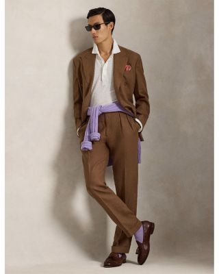 Pleated Linen Trousers