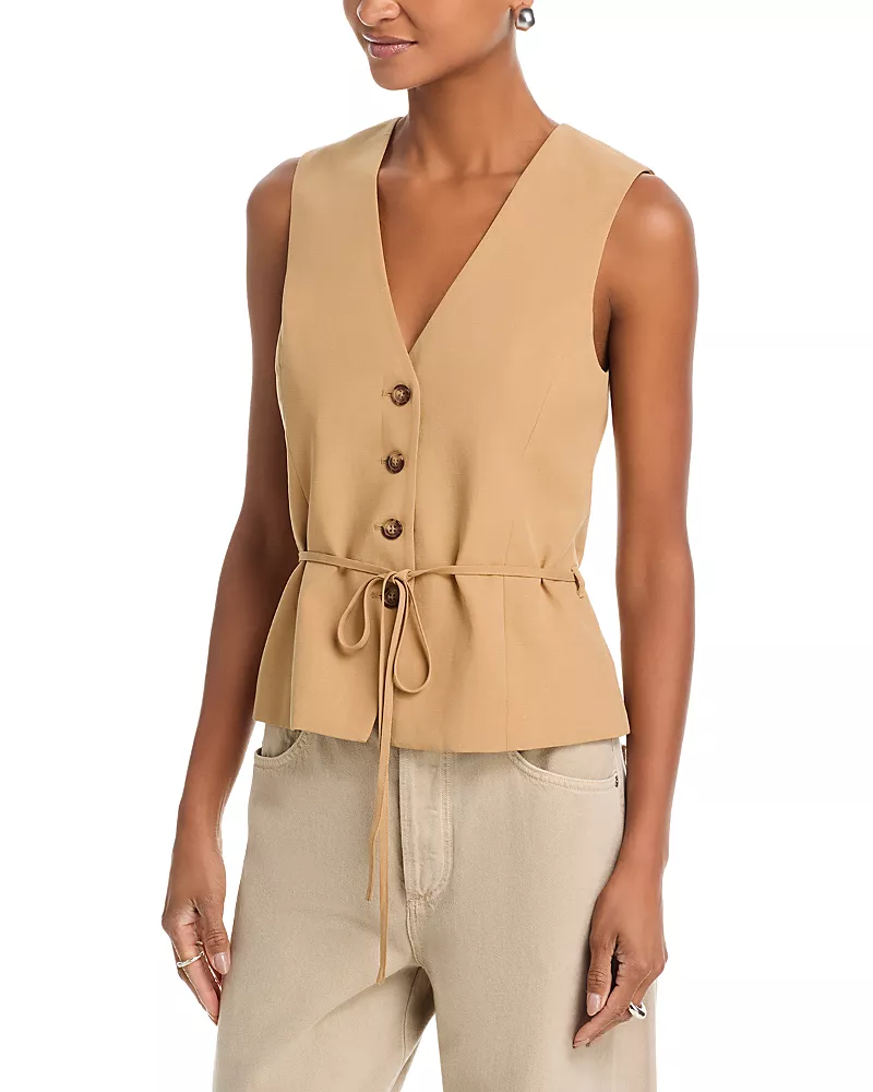 rag & bone Paulette Linen Vest