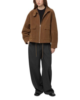 Kate Faux Suede Bomber