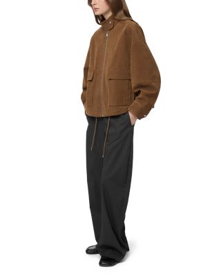 Kate Faux Suede Bomber