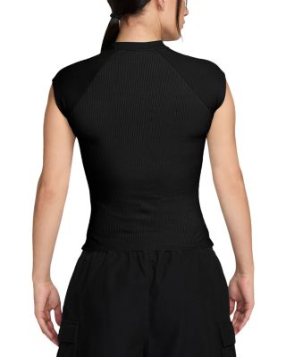 Chill Knit Tight Short Sleeve Ribbed Top
