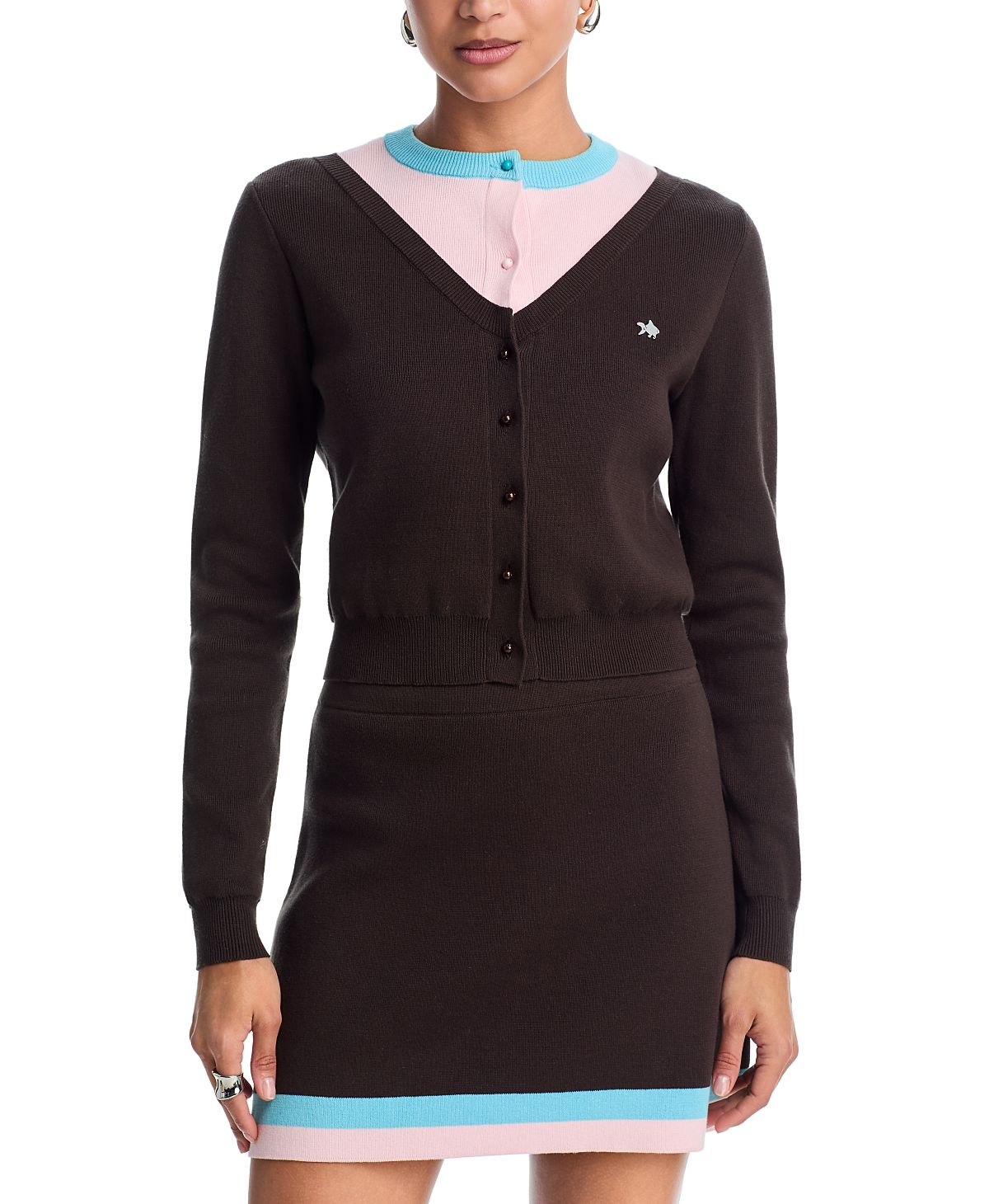 Kate Barton Illusion Layered Cardigan