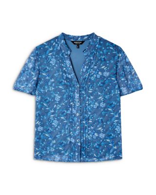 Ditsy Floral V Neck Blouse