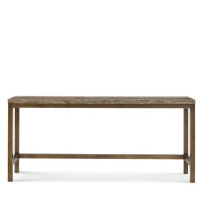 Brindle Console Table with Three Stools