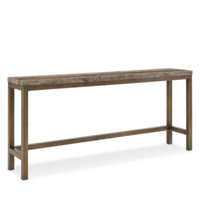 Brindle Console Table with Three Stools