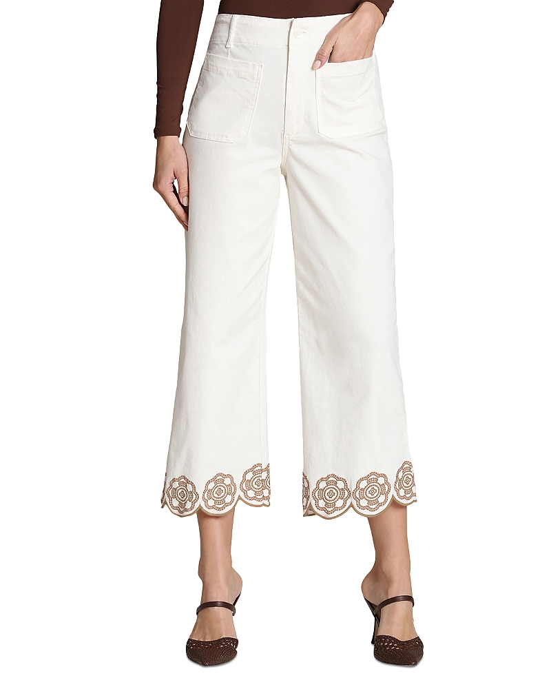 Bagatelle Embroidered Hem Pants