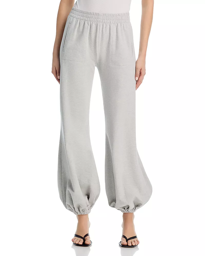 Norma Kamali Boyfriend Puff Jogger Pants