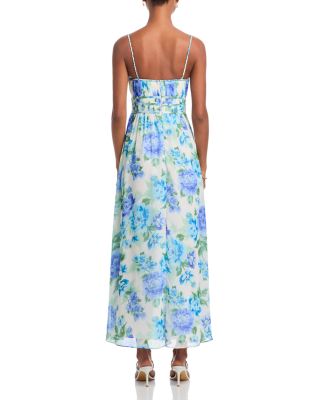 Floral Sleeveless Maxi Dress - Exclusive