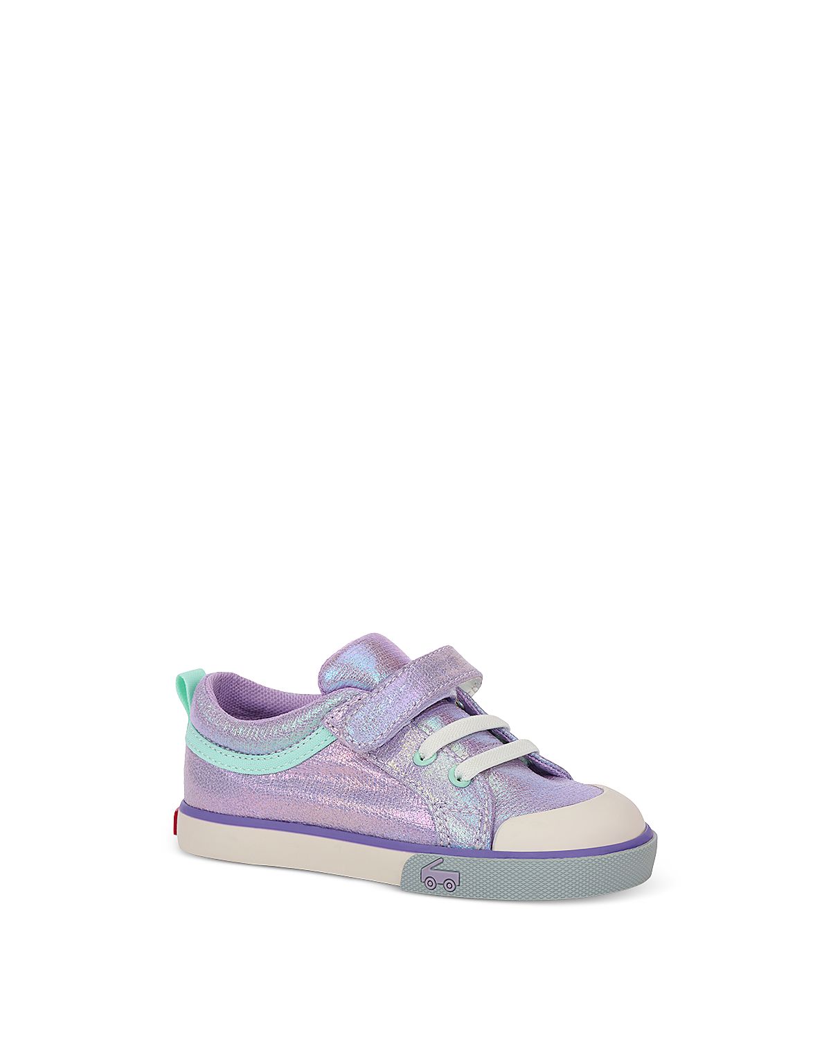See Kai Run Girls' Kristin Purple Metallic Sneakers - Toddler
