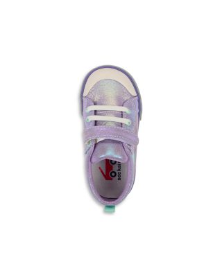 Girls' Kristin Purple Metallic Sneakers - Toddler