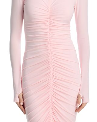 Shirred Front Fishtail Gown