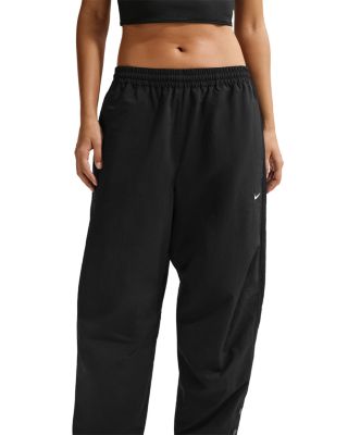 Oversized High Waist Woven Pants