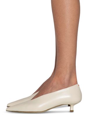 Women's Clara Leather Kitten Heel Pumps