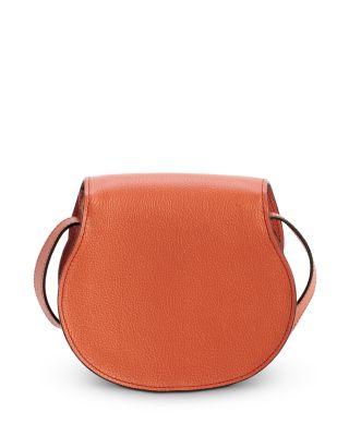 Marcie Small Leather Saddle Bag