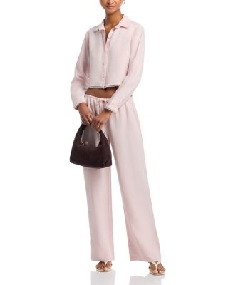 Wide Leg Drawstring Pants