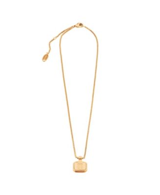  Nano Square Long Necklace