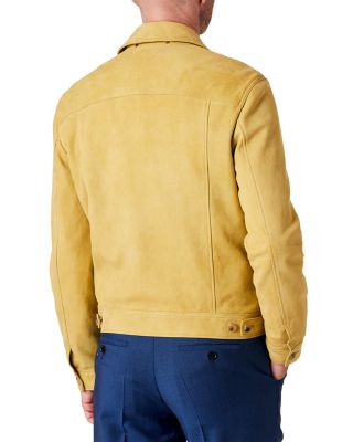 Leather Button Jacket