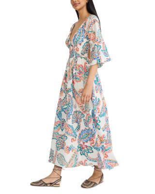 Wide Sleeve Maxi Dress
