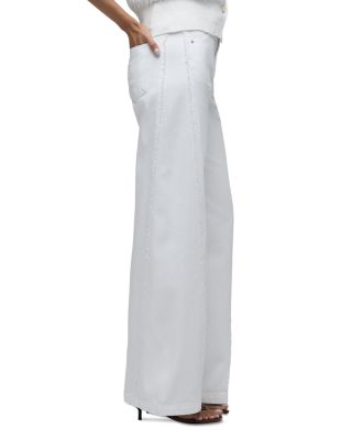Jodie High Rise Loose Fit Wide Leg Jeans in White
