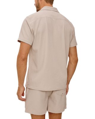 Amalfi Khaki Check Seersucker Shirt