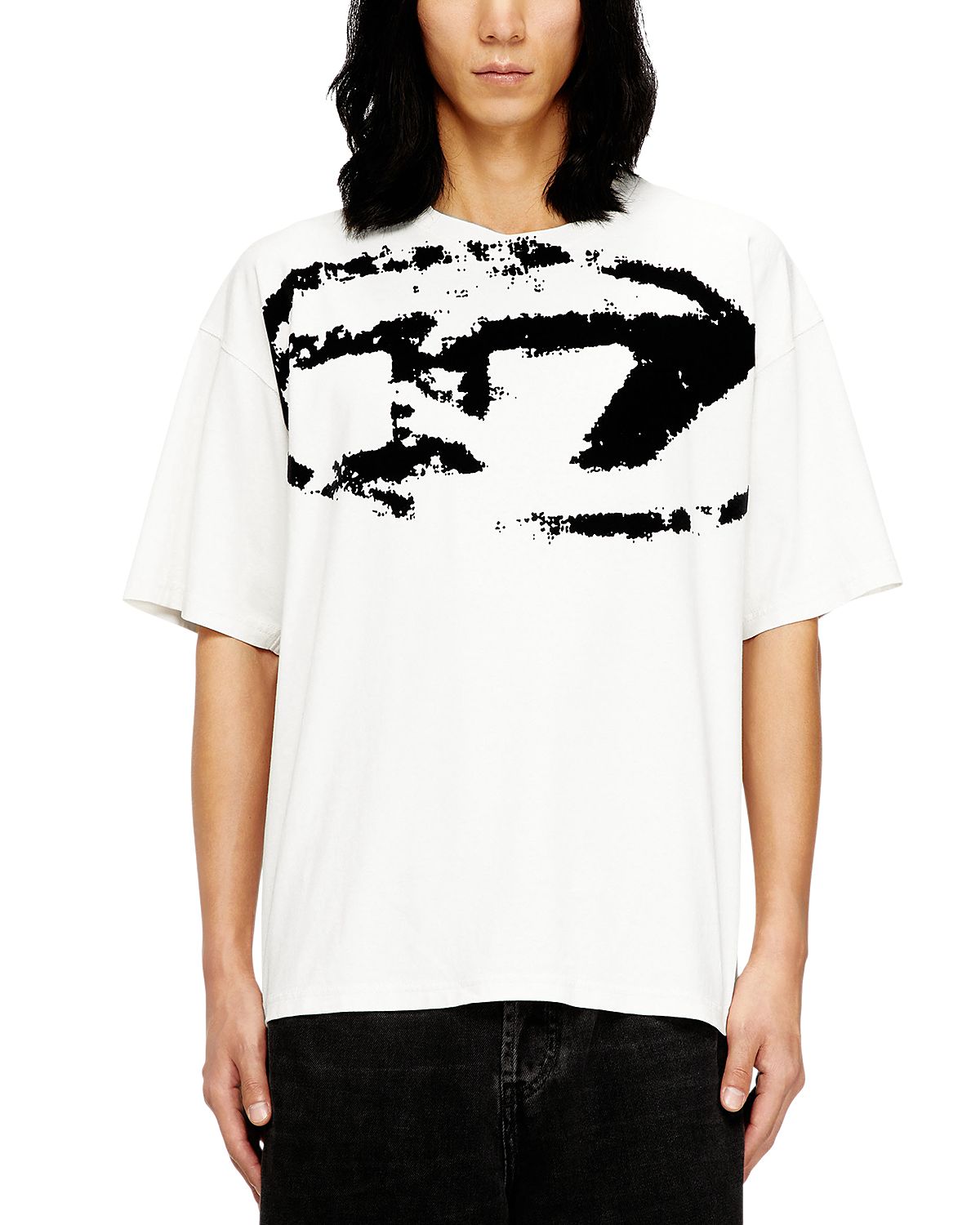 Diesel Relaxed Fit Logo Graphic T-Shirt