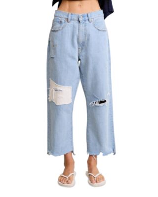 Haisley High Rise Slouch Jeans in Coast Blue