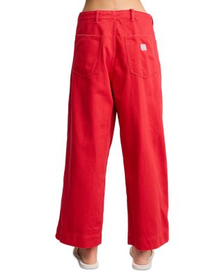 Georgia High Rise Work Jeans in Nantucket Red