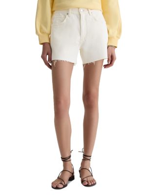 Halle Denim Shorts in Powder Mended