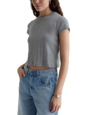 Sadie Crewneck Cropped Tee