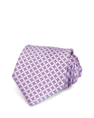 Silk Classic Geometric Tie - Exclusive