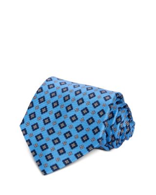 Silk Classic Geometric Floral Tie - Exclusive