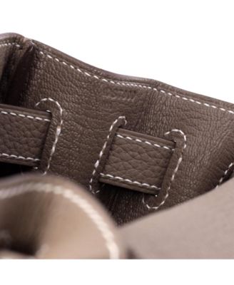 Kelly 28 Handbag Grey Togo with Gold Hardware