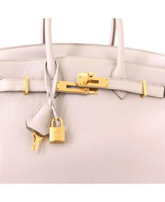 Birkin 30 Handbag Light Togo with Gold Hardware