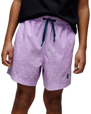 Unisex Samos Hydrochromic Printed Swim Shorts - Big Kid