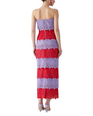 Strapless Lace Dress