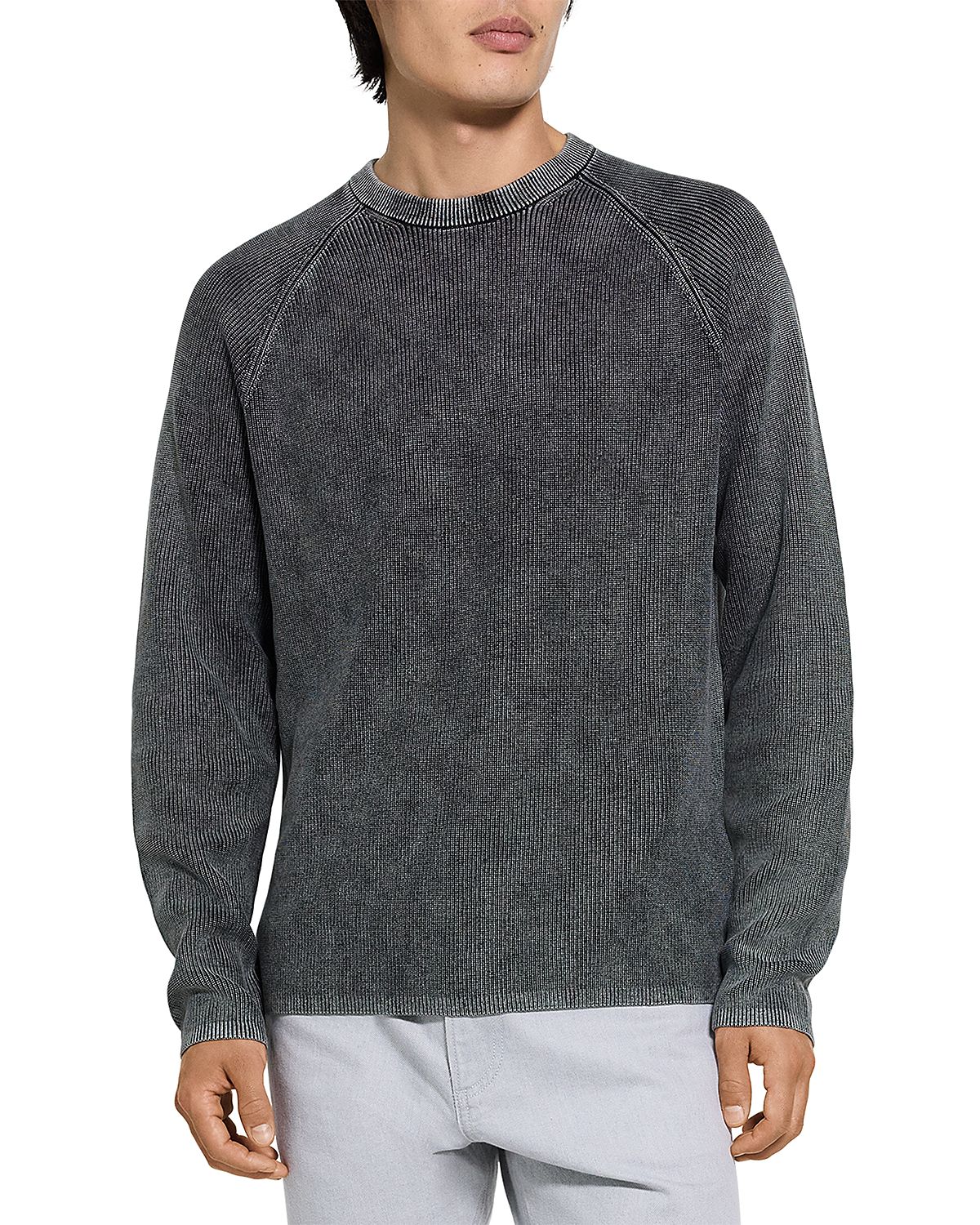 Theory Washed Long Sleeve Sweater