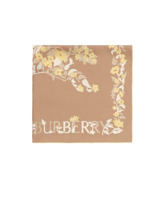  Floral EKD Silk Scarf