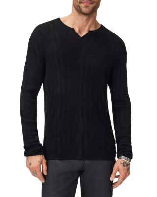 Vinny Broken Pattern Henley Shirt