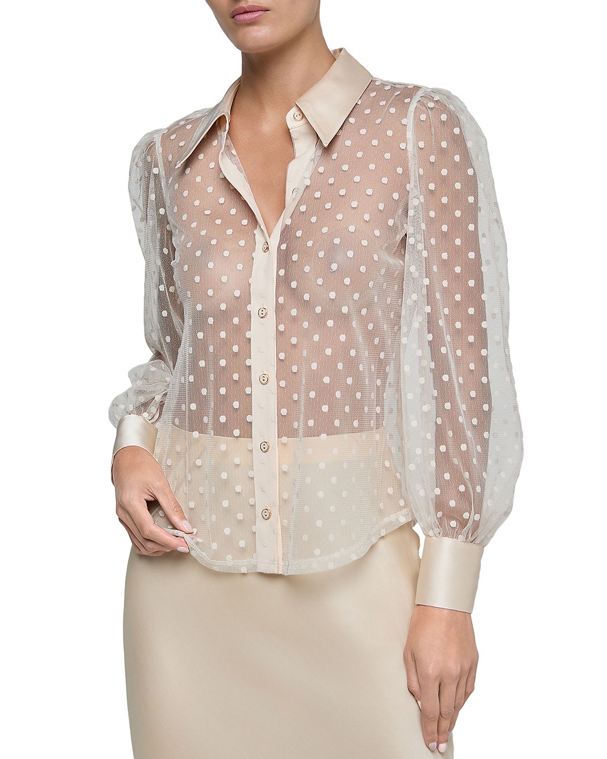 L'Agence Sophie Long Sleeve Blouse