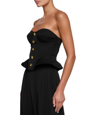 Anna Structured Peplum Corset Top